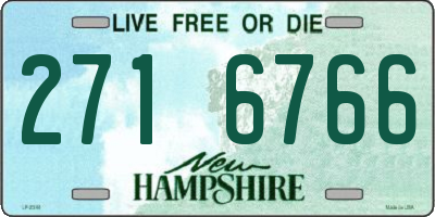 NH license plate 2716766