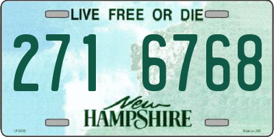 NH license plate 2716768