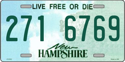 NH license plate 2716769