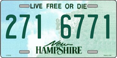 NH license plate 2716771