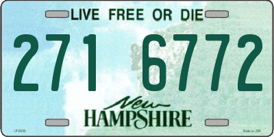 NH license plate 2716772