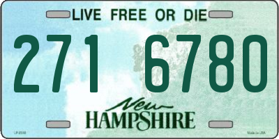 NH license plate 2716780