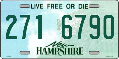 NH license plate 2716790