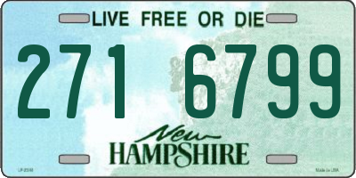NH license plate 2716799