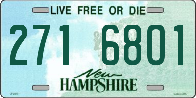 NH license plate 2716801