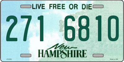 NH license plate 2716810