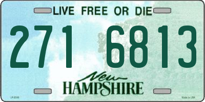 NH license plate 2716813