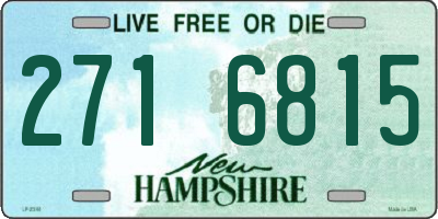NH license plate 2716815