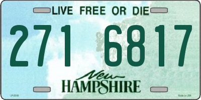 NH license plate 2716817