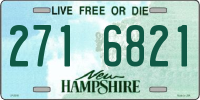 NH license plate 2716821