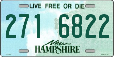 NH license plate 2716822