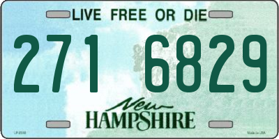 NH license plate 2716829