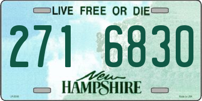 NH license plate 2716830