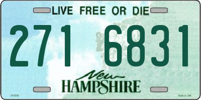 NH license plate 2716831