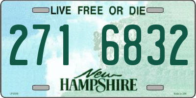 NH license plate 2716832