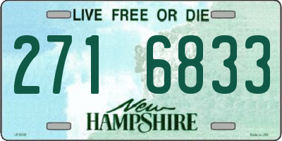 NH license plate 2716833