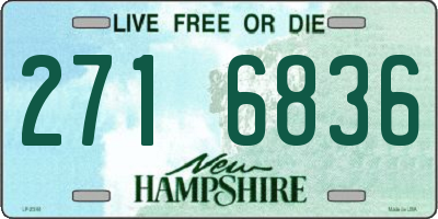 NH license plate 2716836