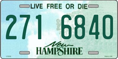 NH license plate 2716840