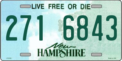 NH license plate 2716843
