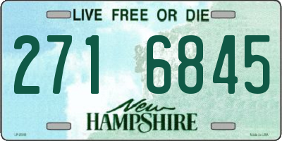 NH license plate 2716845
