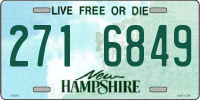 NH license plate 2716849