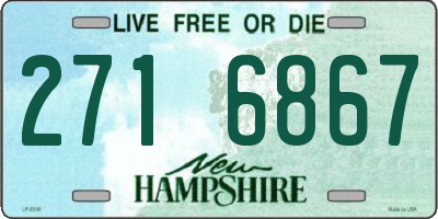 NH license plate 2716867