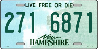 NH license plate 2716871