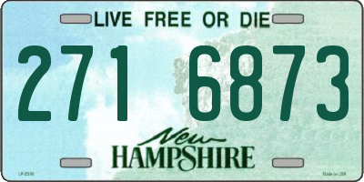 NH license plate 2716873