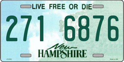 NH license plate 2716876