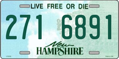 NH license plate 2716891