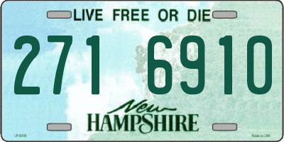 NH license plate 2716910