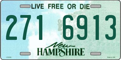 NH license plate 2716913