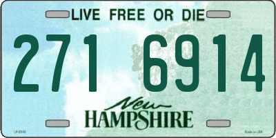 NH license plate 2716914