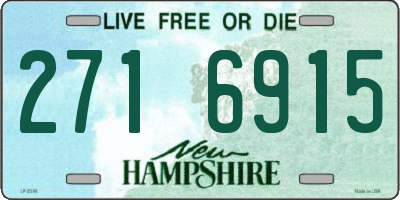 NH license plate 2716915