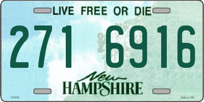NH license plate 2716916