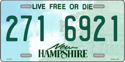 NH license plate 2716921