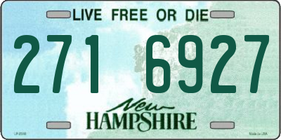 NH license plate 2716927