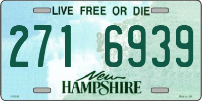 NH license plate 2716939