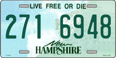 NH license plate 2716948
