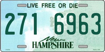 NH license plate 2716963