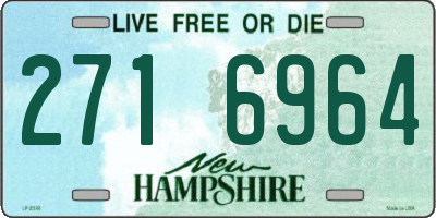 NH license plate 2716964