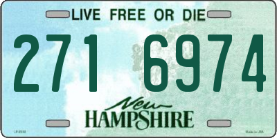 NH license plate 2716974