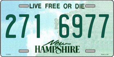 NH license plate 2716977