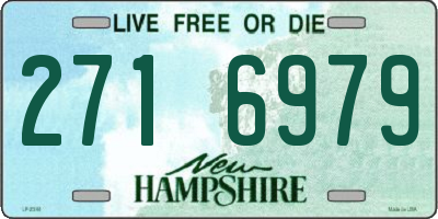 NH license plate 2716979