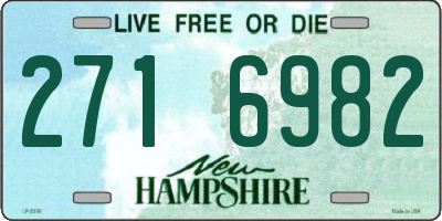 NH license plate 2716982