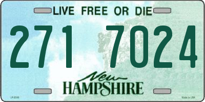 NH license plate 2717024