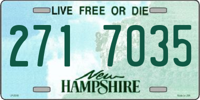 NH license plate 2717035
