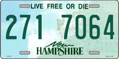 NH license plate 2717064