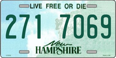 NH license plate 2717069