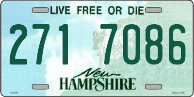 NH license plate 2717086